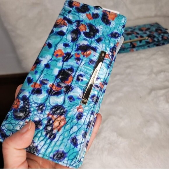 NWT BRAHMIN 2 PCS SET DESIGNER COLLECTABLE SATCHEL / SHOULDER BAG WALLET - Picture 8 of 14